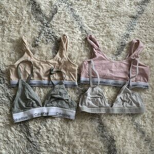 Calvin Klein bralette bundle